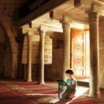 Name: Amani Sharqawi - Location: Palestine, Gaza - Date: 22 June 2015 - Title: Rituals of Childhood - Description: a child spontaneously trying to read Quran in one of the oldest mosques in Gaza